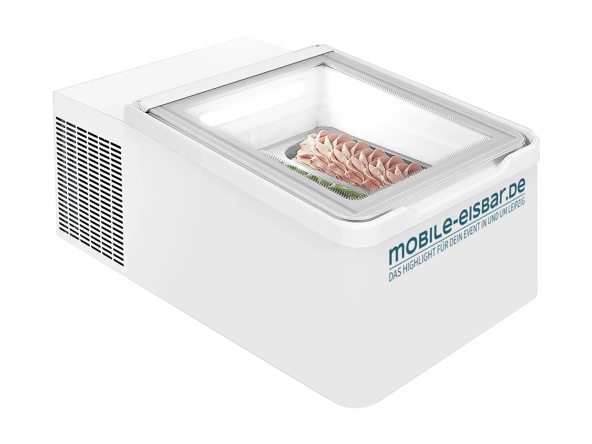 Mobile Eisbar Größe S mit 2 Eiswannen
