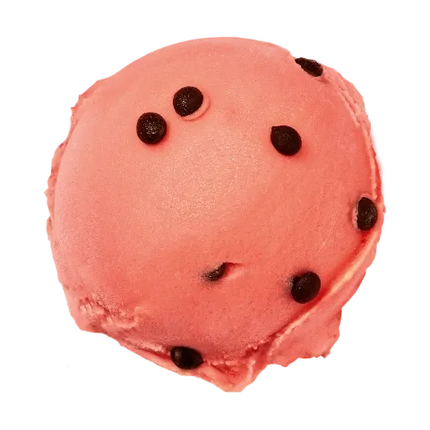 Eiskugel Wassermelone